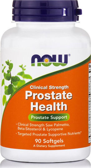 Now Foods Prostate Health Clinical Strength Supliment Pentru Sănătatea Prostatei 90 Capsule Moi