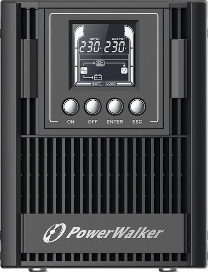 Powerwalker VFI 1000 AT UPS On-Line 1000VA 900W with 3 Schuko Power Plugs
