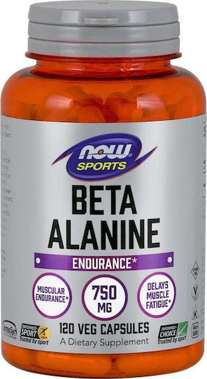 Now Foods Beta Alanine 120 Капсули Без вкус