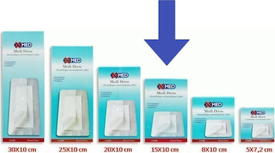 Medisei Sterilizate Plasturi Autoadezivi X-Med Aqua Dress 15x10cm 5buc