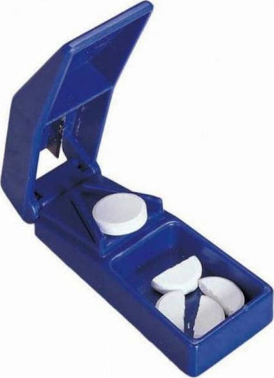 Matsuda Pill Case with Cutter in Blue color