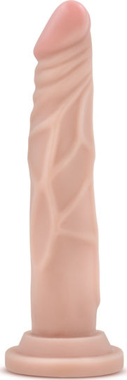 Dr. Skin Basic Glass Dildo With Suction Cup Beige 19cm