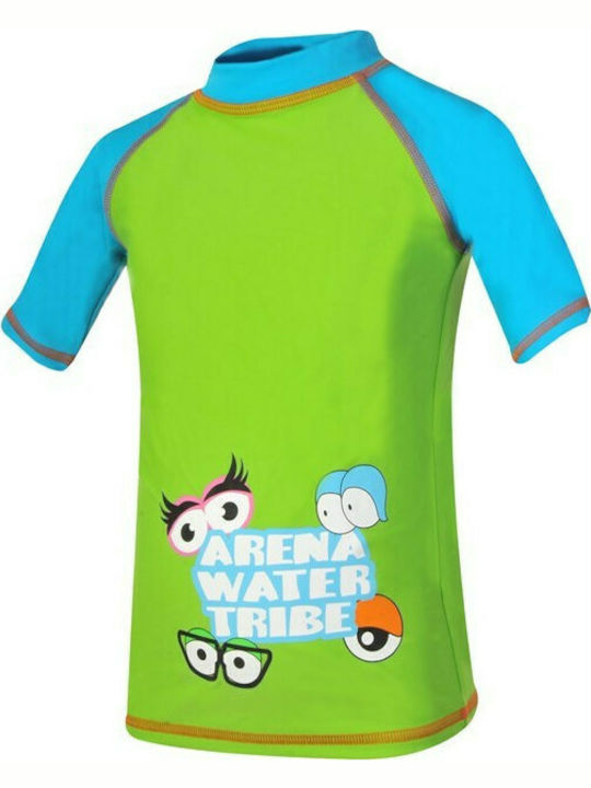 Arena Kinder Badebekleidung UV-Schutz (UV) Shirt Grün