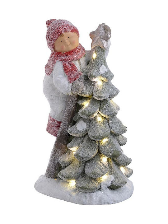 Inart Beleuchtet Weihnachtliche Figur Kleinkind Höhe 51cm mit Musik