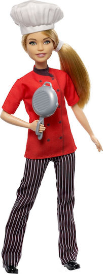 Barbie You Can be Anything Σεφ Κούκλα για 3+ ετών+ Ετών