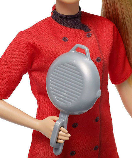 Barbie You Can be Anything Σεφ Κούκλα για 3+ ετών+ Ετών