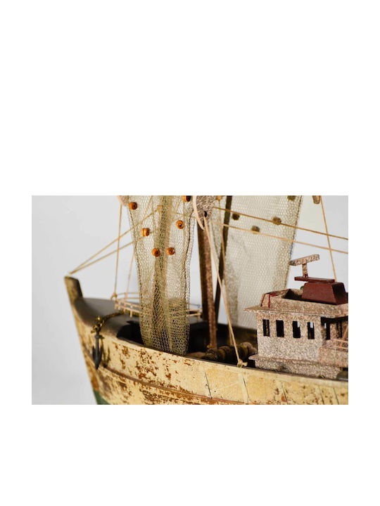 Christmas Boat Fishboat Wooden 45x32cm
