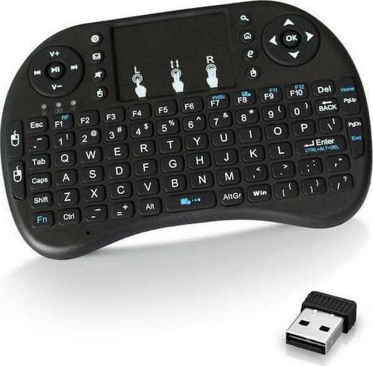 UKB-500 Fără fir Tastatură cu touchpad Greacă