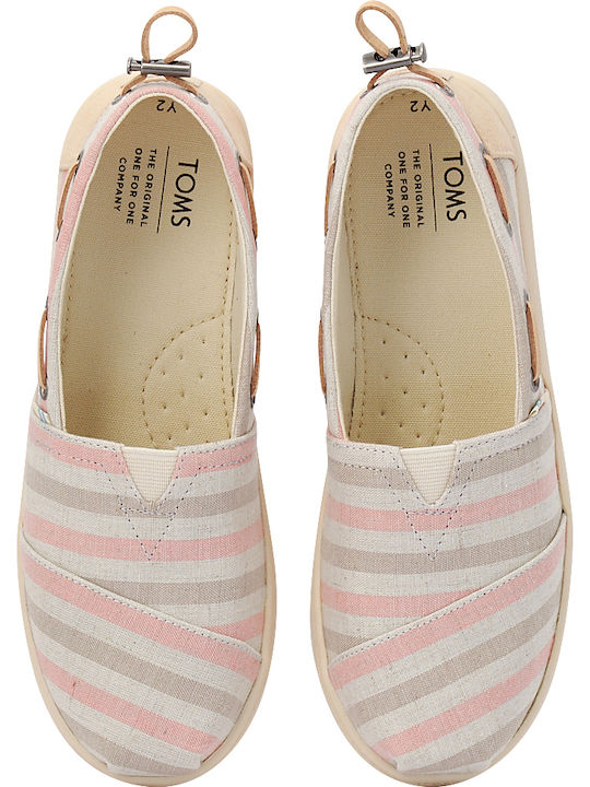 Παιδικές Εσπαντρίγιες Slip-On Πολύχρωμες Bimini Youth All Over Stripes Cord
