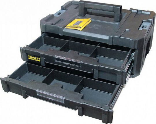 Stanley FatMax TSTAK IV Hand Tool Case Plastic Dimensions: W44xD33.1xH17.6cm