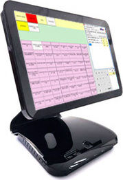 Elzab All-In-One POS System Schreibtisch Alfa 100 mit Bildschirm 15" Schwarz