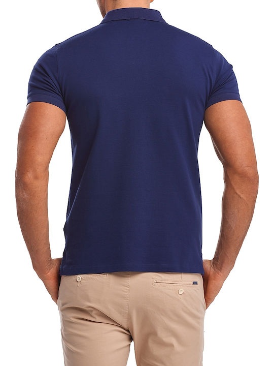 Gant Ανδρικό T-shirt Κοντομάνικο Polo Navy
