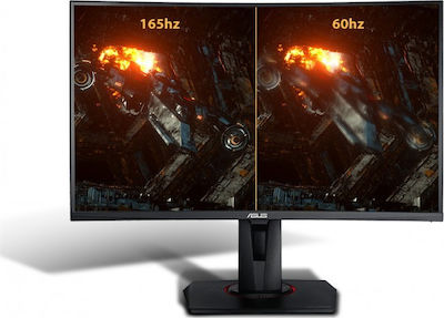 Asus TUF Gaming VG27WQ VA HDR Curbat Monitor de jocuri 27" QHD 2560x1440 165Hz cu Timp de Răspuns 4ms GTG