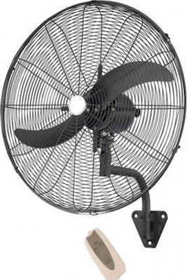 Mistral Plus FW-65R Commercial Round Fan with Remote Control 200W 65cm with Remote Control