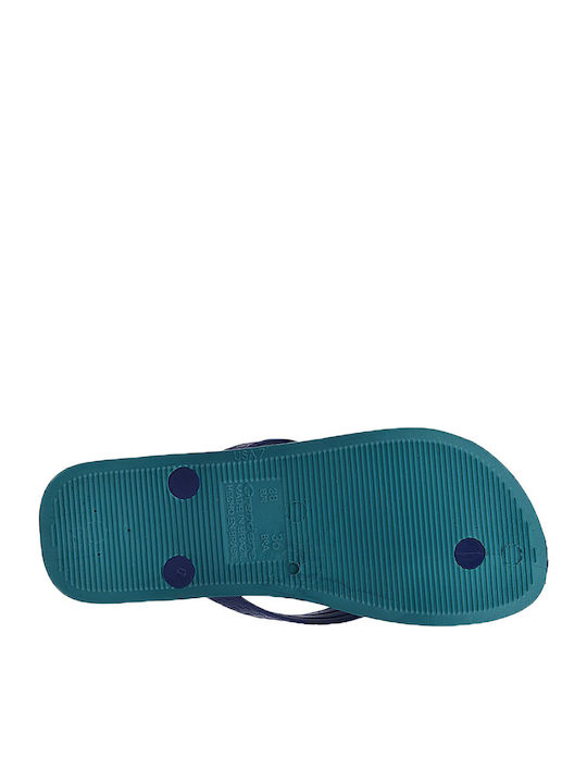 Classic Brazil II Men's Flip Flops Blue