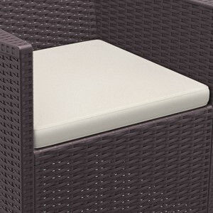 Siesta Exclusive California Καρέκλας Κήπου Εκρού 50x47εκ.