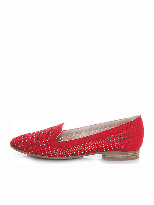 Γυναικεία Loafers σε Κόκκινο Χρώμα