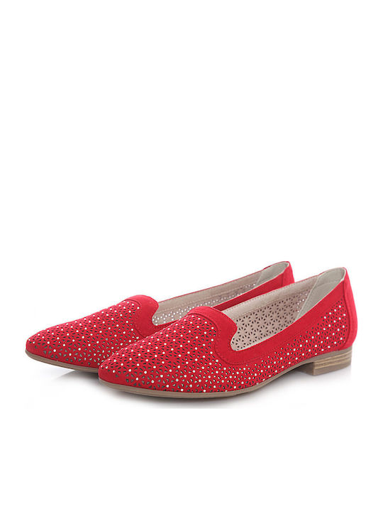 Γυναικεία Loafers σε Κόκκινο Χρώμα