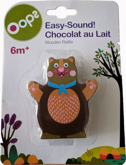 Oops Hölzernes Baby Rasseln Easy Sound Verschiedene Designs 1St