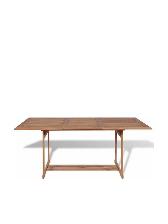 Masă De Exterior Din Teak 180x90x75cm