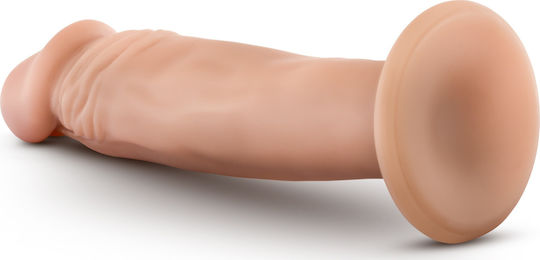Dr. Skin Dr. Small Glass Dildo With Suction Cup Vanilla 17cm
