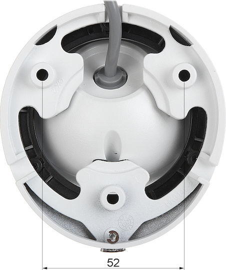 Hikvision DS-2CE56D0T-IRMF CCTV Cameră de Supraveghere Full HD 1080p Rezistentă la apă cu Lentilă 3.6mm