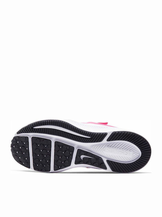 Stern Läufer Star Runner 2 Kinder Sportschuhe Laufen mit Bügel- und Schleifenverschluss Pink Glow / Photon Dust / Black / White