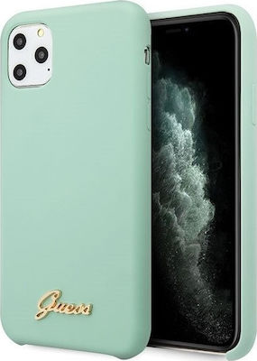 Guess Vintage Cover Silicone Back Cover Green (iPhone 11 Pro Max)