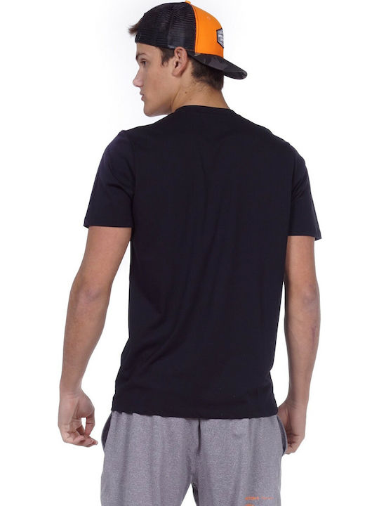 Body Action Men's Athletic T-shirt Short Sleeve Black