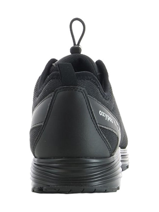 Oxypas James Low Work Black S0 with Certification SRA,SRC