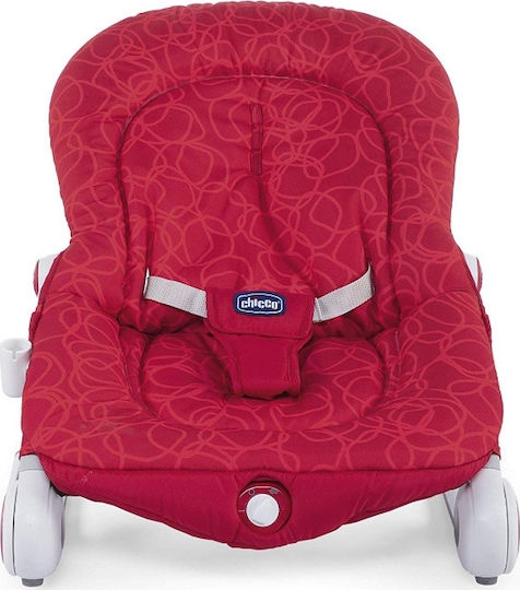 Chicco Manual Relax pentru bebeluși Balloon Cherry cu Muzică pentru Copil până la 18kg