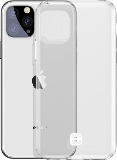 Baseus Transparent Key Back Cover Σιλικόνης με Λουράκι Διάφανο (iPhone 11 Pro)