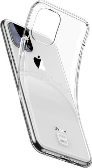 Baseus Transparent Key Back Cover Σιλικόνης με Λουράκι Διάφανο (iPhone 11)