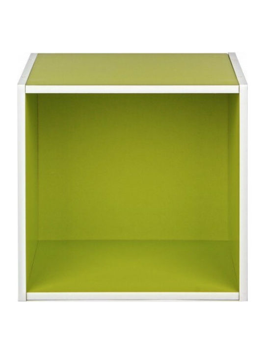 Shelf Wall Color Cube Green 35x29.2x35cm