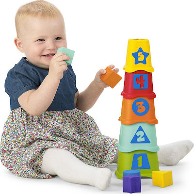 Chicco Stacking Toy 2 In 1 Stackable Cups for 6++ Months