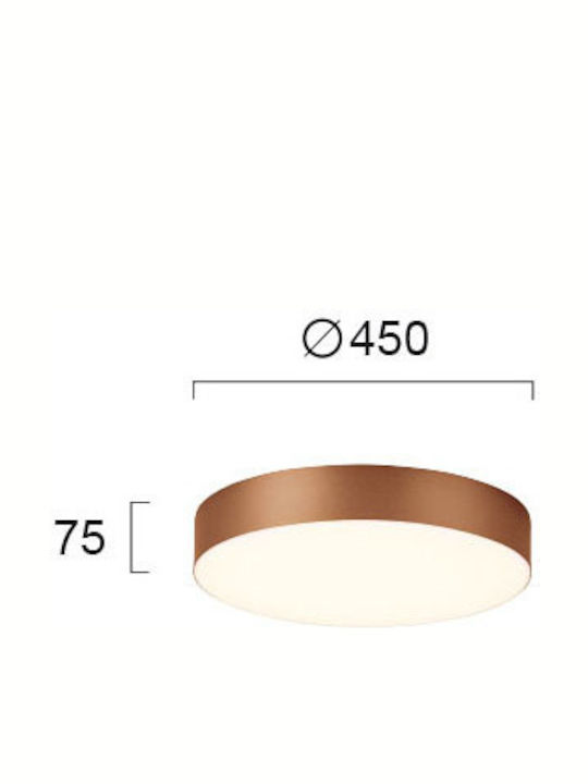 Viokef Bruce Rund Draußen LED Panel 40W mit Warmes Weiß Licht 3000K