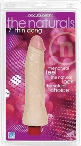 Doc Johnson The Naturals Thin Dong Ρεαλιστικός Δονητής 18cm Flesh