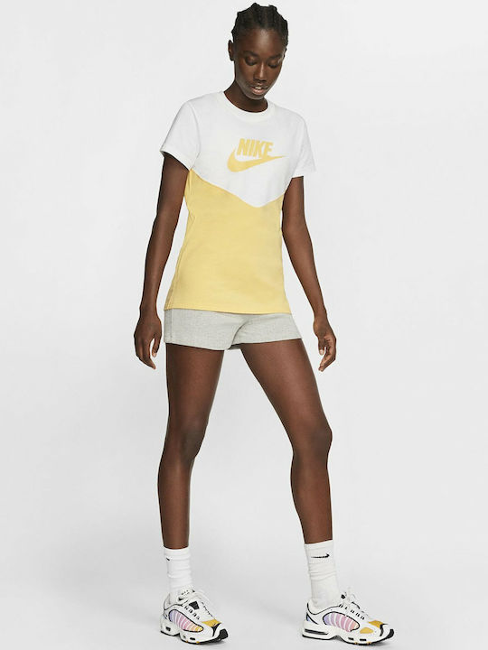 Nike Heritage Women's Athletic T-shirt Yellow