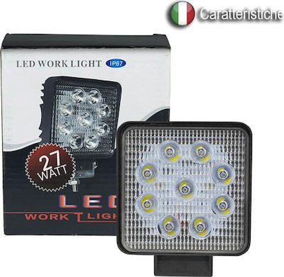 LED Universell 9 - 30V 27W 8.4cm 1Stück