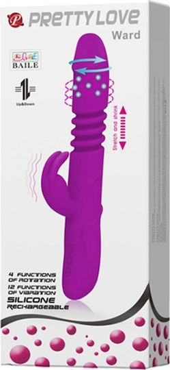 Pretty Love Ward Δονητής Rabbit 26cm Purple