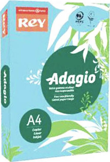 Rey Adagio 48 Printing Paper A4 80gr/m² 500 sheets Light Blue