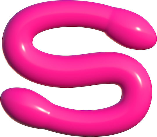 Classix Double Whammy Double Dildo Pink 44cm