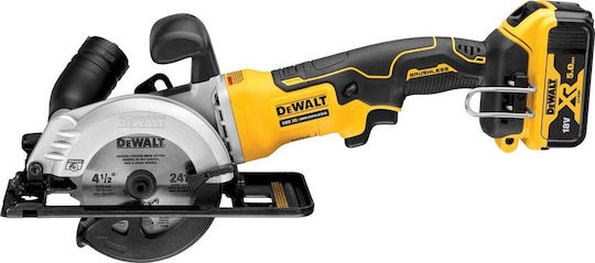 Dewalt Circular Saw 18V 2x5Ah with Suction System DCS571P2