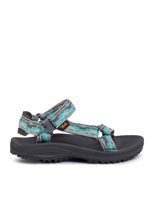 Winsted Women's Flat Sandals Sporty in Turquoise Color