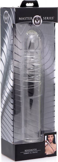 XR Master Series Behemoth Ribbed XL Стъклено дилдо Прозрачен 79см