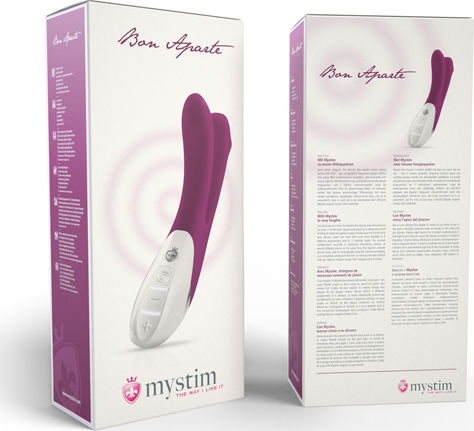Mystim Bon Aparte Διπλός Δονητής 27cm Μωβ