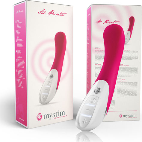 Mystim Al Punto Вибратор G-Spot 25см палаво розово