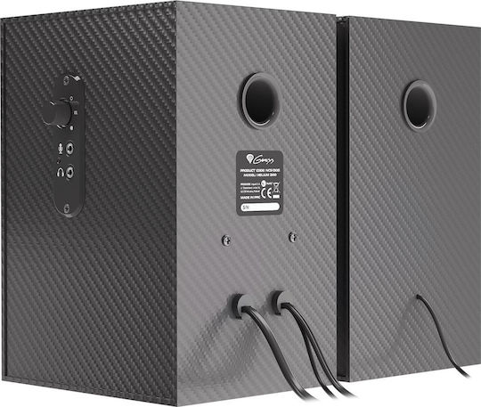 Genesis Helium 200 Ηχεία Υπολογιστή 2.0 με Ισχύ 20W σε Μαύρο Χρώμα