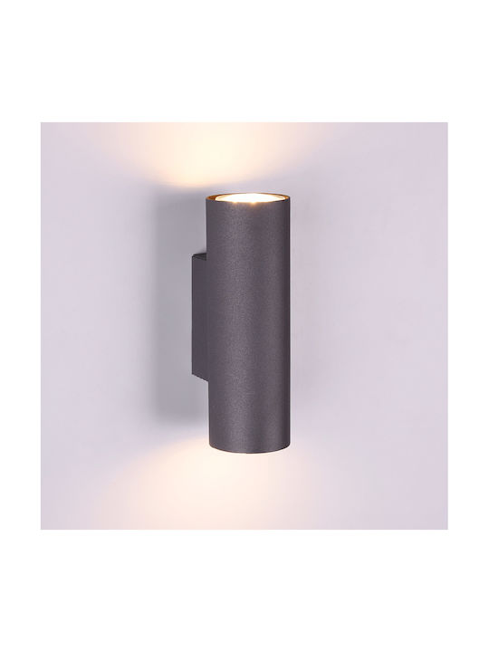 Trio Lighting Marley Modern Lamp Wall with Socket GU10 Black 18x18x18cm