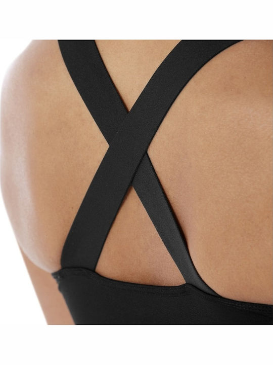 Low Support Women's Sports Bra without Padding Black